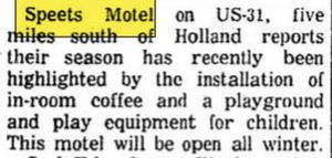 Speets Modern Motel (Websters Inn) - Aug 1963 Article On Coffee (newer photo)